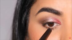 This is a guide on a glam eye makeup look. Learn how to do pink and gold eye makeup in this step-by-step tutorial. Makeup Process, Milani Conceal And Perfect, Glam Eye Makeup, Beautiful Eyeshadow, Gold Eye Makeup, Kohl Eyeliner, Fill In Brows, How To Apply Concealer, Brown Eyeliner