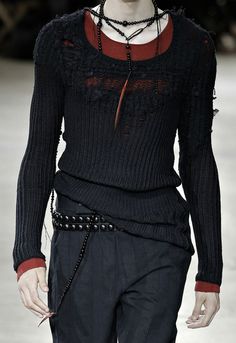 Goth Guys, New Rock, Ann Demeulemeester, Mode Inspo, Goth Outfits, Character Outfits, Spring 2017