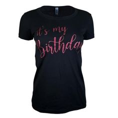 MISS POPULAR Birthday Tank Top for Women with Chest Print| Glitter Birthday Girl, Queen, Squad, Its My Birthday | Sizes S-3XL Color: Black.  Gender: female.  Age Group: adult. Happy Birthday Shirt, Birthday Tanks, Glitter Birthday, Tank Top For Women, Top For Women, T Shirt For Women, Its My Birthday, Birthday Girl, My Birthday