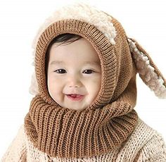 Product Dimensions 10 X 9 X 1 inches (package size) -Adorable knit hood scarf with cute floppy ears for toddlers and kids -Get ready for chilly weather with this high quality head covering and scarf! -Perfect as a gift for baby , and any other occasion! Winter Hat Knitting Pattern, Baby Winter Hat, Boys Winter Hats, Toddler Hats, Hood Style, Hoodie Scarf, Hat For Baby, Cat Ears Hat, Baby Winter Hats