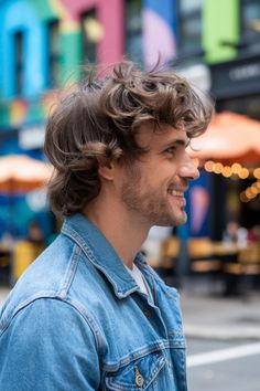 Embrace your natural texture with this trendy medium-length men's curly hairstyle. The soft waves create a relaxed yet polished aesthetic that’s perfect for any occasion. Pair it with a subtle undercut for added style, or let it flow freely for an effortless vibe. Discover the charm of curly hairstyles that elevate your look and showcase your personality! #curlyhairstyles Subtle Undercut, Men's Curly Hairstyles, Polished Aesthetic, Let It Flow, Soft Waves, Curly Hairstyles, Curly Hairstyle, Undercut, Natural Look