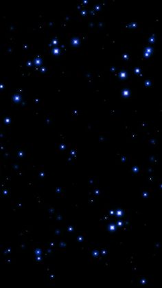 the sky is full of stars and some blue light on it's side,