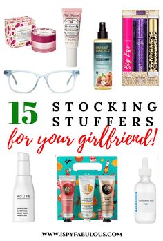 the top five stocking stuff for your girlfriend in this holiday gift guide, including eyeglasses, hand sanitizers and more