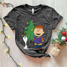 Charlie Brown Snoopy Christmas Caroling T-Shirt Peanuts 12 Days Of Christmas Tshirts, Charlie Brown Christmas Shirt, Retirement Clothes, Snoopy Room, Snoopy Items, Burr Basket, Snoopy Stuff, Christmas Caroling, Peanuts Woodstock