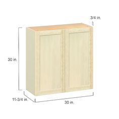 an image of a cabinet with measurements for the doors and drawers on each side,