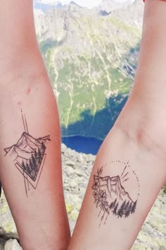 "Meaningful Couple Tattoos" Explore the diverse world of couple tattoos and find the perfect symbol of your love, ensuring your journey together is not just shared but also prominently displayed in the top choices for meaningful couple tattoos! See more ideas check out here! #meaningfulcoupletattoos #meaningfulcoupletattoo #coupletattoos Adventure Tattoos For Couples, Meaningful Boyfriend Tattoos, Matching Tattoos Couples Country, True North Couple Tattoo, Tattoos For Husband And Wife Marriage, Couples Tattoo Placement Ideas, Matching Hiking Tattoo, Couples Adventure Tattoos, Matching Space Tattoos Couples