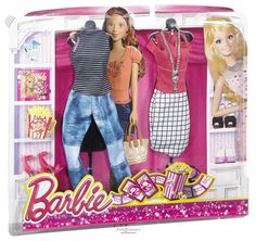 the barbie dolls are dressed up in their clothes