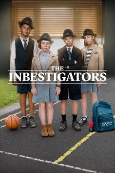 the inbestigattors movie poster with four children standing next to each other