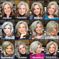 Transitioning To Gray Hair, Natural White Hair, Grey Hair Color Silver, Blue Grey Hair, Hair 101