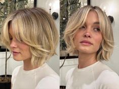 Easy Haircuts, Hair Chop, Bombshell Blonde, 2023 Hair, Lob Hairstyle, Cute Hairstyles For Short Hair, Bob Styles, Different Hairstyles, Hair Envy