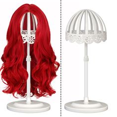 PRICES MAY VARY. 1.[What You GET] A Set Of 1 Adjustable Wig Stand,Our wig holder is made from high-quality plastic, these stands are stable,sturdy,ensuring for a long-lasting use. 2.[Innovative Design] With its unique,hollow top design,the wig head aids in eliminating odors and accelerating drying,and keep your wig in good shape,promising a pleasing experience. 3.[Adjustable Height] Our wig head stand accommodates wigs measuring 9.8-17.3 inches,help you hold more wig styles. 4.[Easy to Use] Desi Plastic Wig Stand, Portable Display, Head Stand, Wig Hat, Wig Stand, Hat Stands, Shape Of You, Hollow Design, Wig Accessories