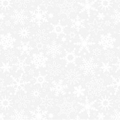 white snowflakes on a light gray background