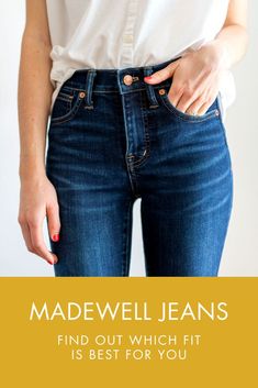 Madewell Jeans Review: A Try-On of Every Style | Abby Murphy | Have you heard that Madewell jeans are the best out there? The rumors are true! As a former Madewell stylist, I’m letting you in on secrets of a great fitting pair of jeans and how to choose the best styles for your body. In this post, you’ll find photos and details of all of Madewell’s main denim styles. Click through to dive into some jean outfit inspiration and find your perfect pair! #madewell #jeansoutfit #denim