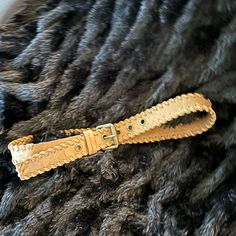 All Saints Camel Colored Belt Size S/M (Belt Appears Lighter In Pics - Last Photo Most Accurate Color Representation) Tan Belt, Camel Color, Brass Buckle, Belt Size, All Saints, Antique Brass, Camel, Buckle, Women Accessories