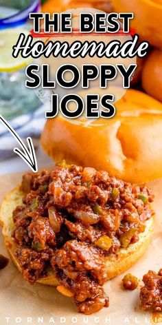 the best homemade sloppy joes recipe is in this post