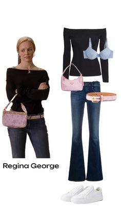 Regina George outfit inspo Regina George Outfit, Dresses Straight, Mean Girls Outfits, Famous Outfits, 2000s Outfits, Regina George, 2000s Fashion Outfits, French Designer, Costume Outfits