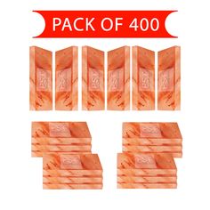 six pieces of wood are shown with the words pack of 40 in red and white