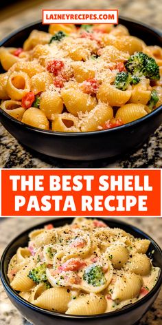 the best shell pasta recipe with broccoli and cheese