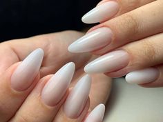 Find out how to get the milky nails look that’s everywhere right now, according to celebrity manicurists. Plus, we’ve rounded up 15 design ideas to try. French Manicure Designs, Wedding Nails French, Milky Nails, Ombre Nail Designs, Makijaż Smokey Eye, Round Nails, Nail Art Wedding, Nails French, Ideas Nails