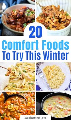 20 comfort foods to try this winter