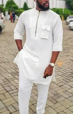 Mens Outfits Kaftan, Traditional Mens Wear African Fashion, Nigerian Man Traditional Outfit, Designer Wear For Men, Men’s African Outfits, African Wear For Men Mens Fashion, New African Wear Styles For Men, Designer Clothes For Men Style, African Clothing For Men Traditional Weddings