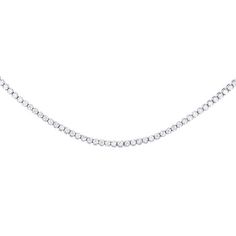 A stunning classic with a modern design, this adjustable choker necklace features round brilliant cut diamonds totaling 2.04 carats. Tennis Choker Necklace, Diamonds Direct, Women Diamond, Round Brilliant Cut Diamond, Round Brilliant, Diamond Jewelry, Beautiful Jewelry, Choker, Choker Necklace