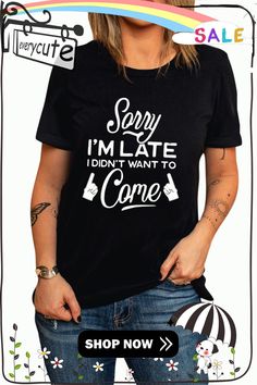 Black Contrast Letters Print T Shirt Casual Black Top With Funny Print, Casual Black Print Tops With Letter Print, Casual Black Letter Print Tops, Relaxed Fit Black Shirt With Funny Text, Casual Black Slogan Shirt, Black Print Graphic Tee With Letter Print, Black Relaxed Fit Shirt With Funny Text, Black Graphic Tee With Letter Print, Black Letter Print Graphic Tee