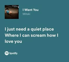 Mitski Lyrics, Love Song Lyrics, Song Suggestions, A Quiet Place, Quiet Place