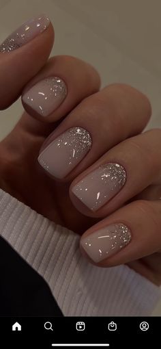 Cute Nails 2023, Bridal Nails Wedding, Nye Nails, Vegas Nails, Bridesmaids Nails, Nails For Bride, Makijaż Smokey Eye, Wedding Nails For Bride