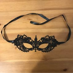 Brand New Lace Masquerade Mask. Perfect For Halloween, Photoshoot, Masquerade Ball, Etc Valentine’s Day Black Costume Accessories For Halloween Carnival, Black Halloween Costume Accessories For Carnival, Black Masquerade Mask For Halloween Evening, Black Halloween Party Costume Accessories, Black Eye Mask For Halloween, Fitted Black Masquerade Mask For Halloween, Black Costume Accessories For Halloween Masquerade, Black Party Mask Costume Accessory, Black Halloween Masquerade Costume Accessories