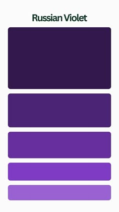 the russian violet color scheme is shown