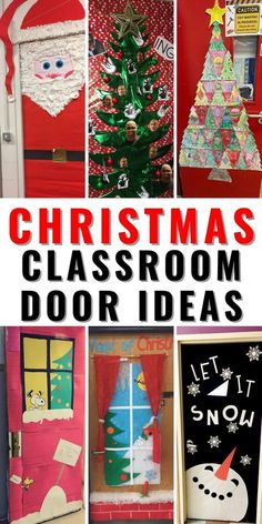 Christmas Classroom Door Decor, Classroom Door Decor Ideas, Christmas Classroom Door Ideas, Holiday Classroom Doors, Preschool Door Decorations, Halloween Door Decorations Classroom, Holiday Classroom Decorations, Classroom Door Ideas, Kindergarten Christmas Crafts