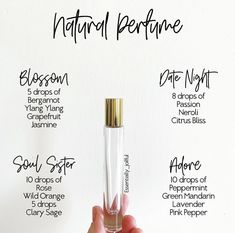 Perfume Bar, Essential Oil Blends Roller, Essential Oil Roller Bottle Recipes, Essential Oil Diffuser Blends Recipes, Essential Oils Guide