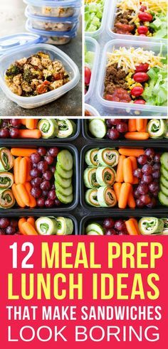 meal prep lunch ideas that make sandwiches look boring