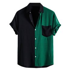 Product Description * Item:Mens Summer Patchwork Shirt Short Sleeve Turn Down Collar Pocket Shirt Casual * Condition: 100% Brand New * Color:black coffee gray * Size:Asian S-2XL * Package:1pc tops (without any accessories ）    Please note: 1.Please allow a little error due to manual measurement. 2.The color maybe a little difference because of the light,screen reflection etc. 3.If you are not sure what size to choose, you can tell us your height and weight, we will recommend the right size for y Patchwork Shirt, Striped Short Sleeve Shirt, Basic Shorts, Latest Mens Fashion, Striped Sleeve, Pocket Shirt, Hawaiian Shirts, Bari, Shirt Sale