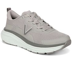 This walking sneaker helps transition you forward with good momentum and push-off. Flex grooves provide flexibility at the front of the shoe, while the nitrogen-infused midsole allows for optimal shock absorption and total comfort. From Vinoic®. Walking Sneakers, Knitting Women, Sneakers Fashion, Fashion Shoes, Walking, Sneakers