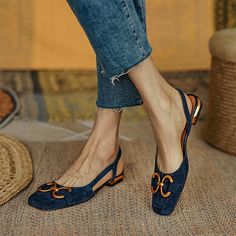 Low Heel Sandals, Low Heel Shoes, Slingbacks, Udaipur, Slingback Pump, Casual Sandals, Suede Shoes