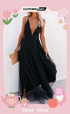 V Neck Backless Maxi Dress Non-stretch Summer Maxi Dress For Date Night, Chic Summer Maxi Dress For Night Out, Spring Maxi Dress For Night Out, Spring Summer Maxi Dress For Night Out, Chic Sheer Backless Dress, V-neck Maxi Dress For Beach Party Season, Chic Non-stretch Dress For Night Out, Non-stretch Summer Evening Maxi Dress, Chic Flowy Maxi Dress For Night Out