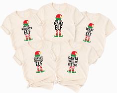 Christmas I'm The Elf Matching Sweatshirts, Elf Family Christmas Shirt, Family Christmas Sweatshirt, Custom The Elf Shirt, Custom Elf Shirt ---How To Order --- 1-) Please, check and review all photos 2-) Choose your t-shirt size and color 3-) Click add to cart. You can go back to add more product 4-)Click "Proceed to check out" 5-)When you check out, you can add a note to seller for any request ---Production and Shipping--- * High quality and super soft, comfortable shirt. Made with top-of-the-line vinyl and pressed with a professional grade heat press. * Since all shirts are custom made based on your selection, We don't accept return or exchange unless there is an issue with your order. * Processing time is 1-3 days. Shipping time is based on the shipping type you'll select at checkout. - Elf Family, Elf Shirt, Tis The Season To Be Jolly, Matching Sweatshirts, Family Christmas Shirts, The Elf, Christmas Shirt, Christmas Sweatshirts, Family Christmas