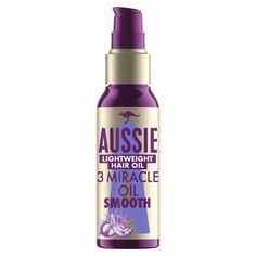 Free eBay listing template designed by dewiso.com Aussie Smooth Hair Oil Lightweight Treatment 100ml Aussie 3 Miracle oil smooth is your handy little miracle hair oil in a bottle - No greasy oil visibly repairs hair leaving it shiny and smooth   The lightweight hair treatment contains Australian Macadamia Nut oil, Australian Sunflower oil, Australian Coconut oil     The handy little helper Aussie 3 Miracle Hair Oil Smooth is the miracle oil your hair has been crying out for! The non-greasy light Oil Your Hair, Hair Care Oils, Shine Hair, Macadamia Nut Oil, Coarse Hair, Hair Shine, Normal Hair