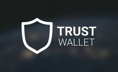 the trust wallet logo on a dark background