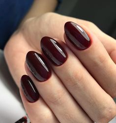 Dark blood red burgundy cream color. Pro Tip: Diva is in a clear base which makes it fantastic for doing ombre effects as it blends very easily - try it with Vintage! Award Winning Gel Polish! This incredible 100% pure colored gel is created by Akzentz amazing team of chemists to be completely solvent free, long lasting and easily applied! This unique formula provides numerous benefits: Easy Application - The product is not runny so it stays where you apply it. Odor Free - Absolutely NO smell. D Semipermanent Nails, Semi Permanent Nails, Permanent Nail Polish, Her Nails, Minimalist Nails, Dream Nails, Fall Nail, Funky Nails, Chic Nails