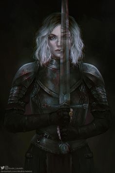 ArtStation - Commission Female Character Concept, Female Knight, Knight Art, Digital Paintings, Fantasy Warrior, Fantasy Rpg, Fantasy Inspiration, Medieval Fantasy, Cthulhu