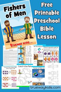 the free printable bible lesson for children to learn how to use them as an activity