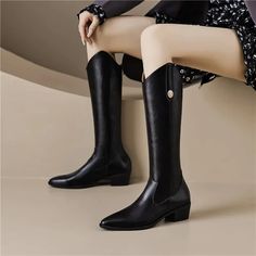 USS Shoes Elvira Women's Autumn Boots | ussshoes.com – USS® Shoes Autumn Boots, Walking On The Street, Brand Collaboration, Boots Fall, Global Brands, Womens Fall, Walk On, Cow Leather, Women's Boots