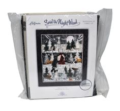 the cross stitch pattern is displayed in its package