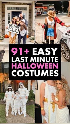 halloween costumes that are easy to diy and great for the whole family or group