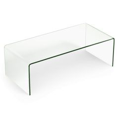 This coffee table is strong and durable, providing years of use. It will perfect for a living room, family room, den, library or study. Clihome Coffee Table Glass Modern Coffee Table in Clear | HL-U1140200600 Lucite Coffee Table, Clear Coffee Table, Tempered Glass Coffee Table, Modern Glass Coffee Table, Elegant Coffee Table, X Coffee Table, Glass End Tables, Coffee Table Rectangle, Living Room Side Table