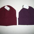 Two Womens Fall Winter Beanie Hats Burgundy /Purple By Time & Tru Burgundy Hat, Purple Hat, Womens Hats, Purple Hats, Winter Hats Beanie, Winter Beanie, Womens Fall, Beanie Hats, Hats For Women