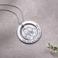 • Signification: let's freeze the most meaningful moment in your life with our special design engraved circle photo neckband necklace.
• Personalized: Add your own photo to the front of the is a round charm, and the larger circular ring pendant can engrave up to 60 characters, on the small circle photo pendant back with a meaningful message or date up to 30 characters. This engravable photo pendant is jewelry that is close to your heart. 
• As a gift: It is also a great gift for mother's day, an Cheap Sentimental Necklace With Round Pendant, Cheap Etched Round Pendant Necklaces, Cheap Round Pendant Necklace For Father's Day, Circle Photo, Ring Engraving, Engraving Fonts, Engraved Pendant, Vintage Lockets, Heart Shaped Necklace